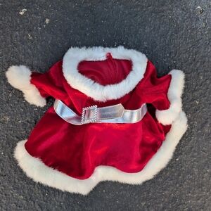 Mrs Claus Build-a-Bear Dress (Moose Not Included - Dress Only)